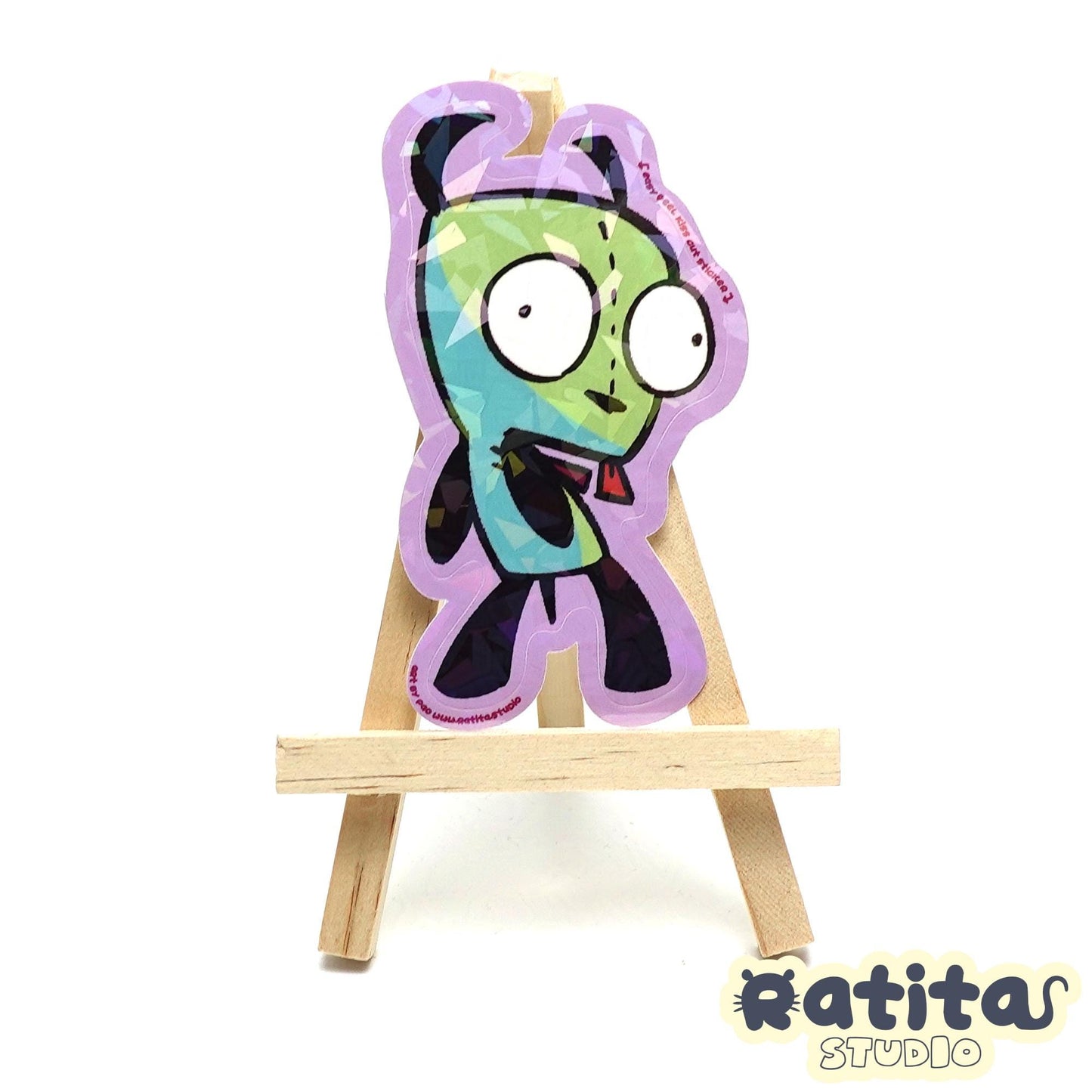 Invader ZIM: GIR ~Easy Peel Kiss Cut Sticker~