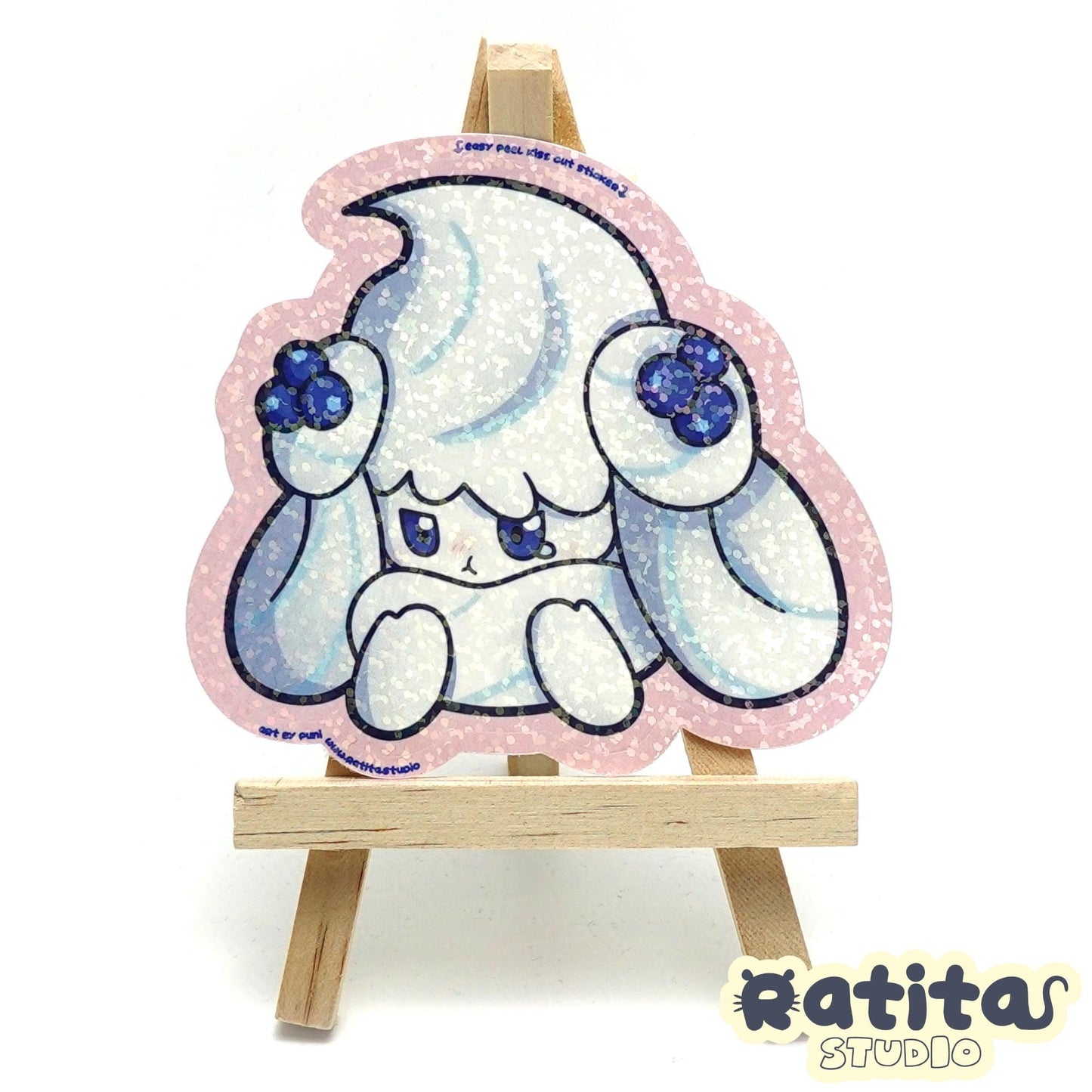 Pocket Monsters: Oran Berry Cream Alcremie ~Easy Peel Kiss Cut Sticker~