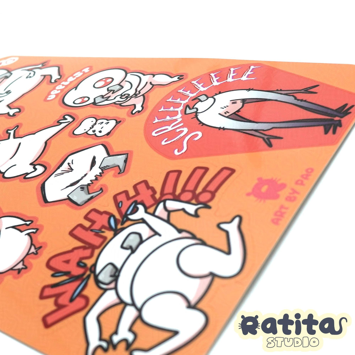 Lethal Company: Maneater Sticker sheet