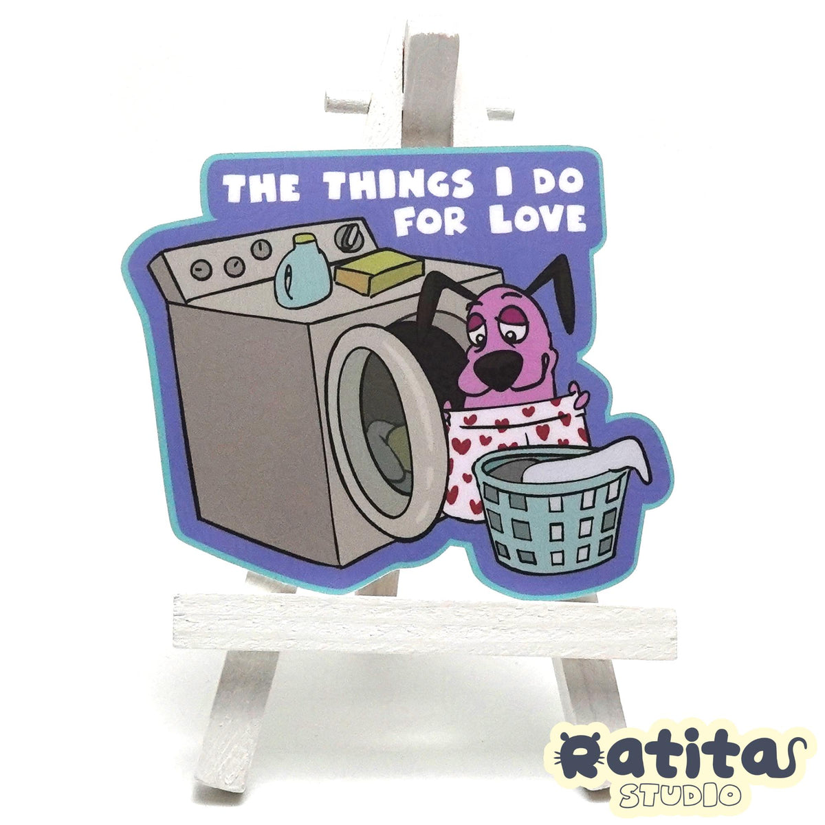 Courage the Cowardly Dog: Chores ~Die Cut Stickers~