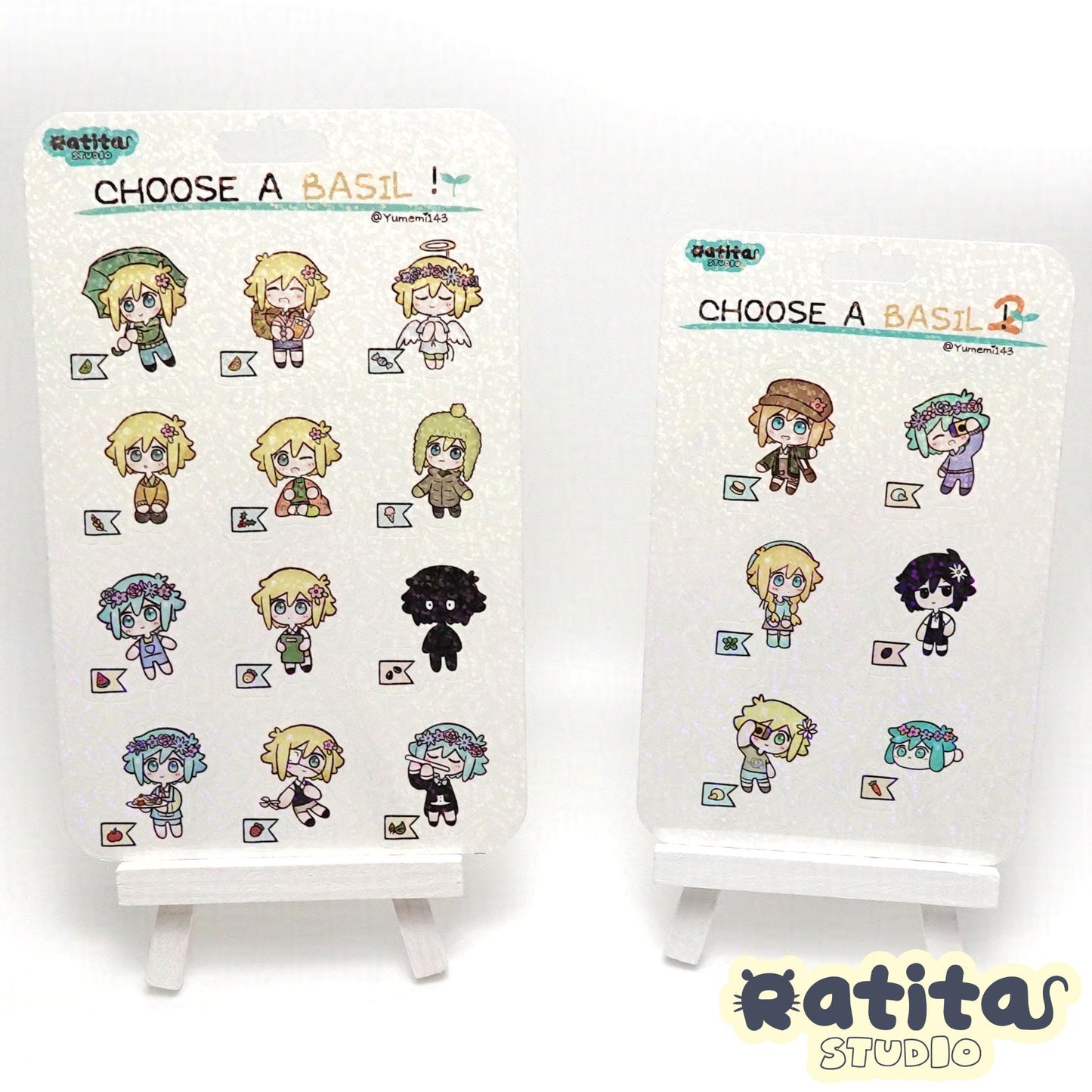 OMORI: Basil Sticker Sheets