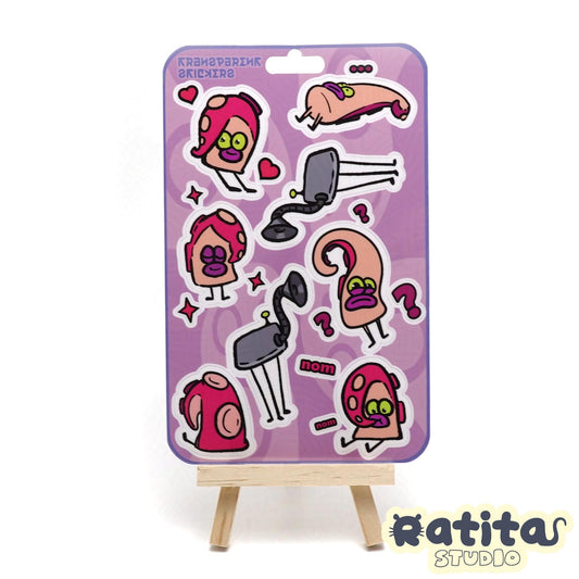 Splatoon Octotrooper ~Transparent Sticker Sheet~