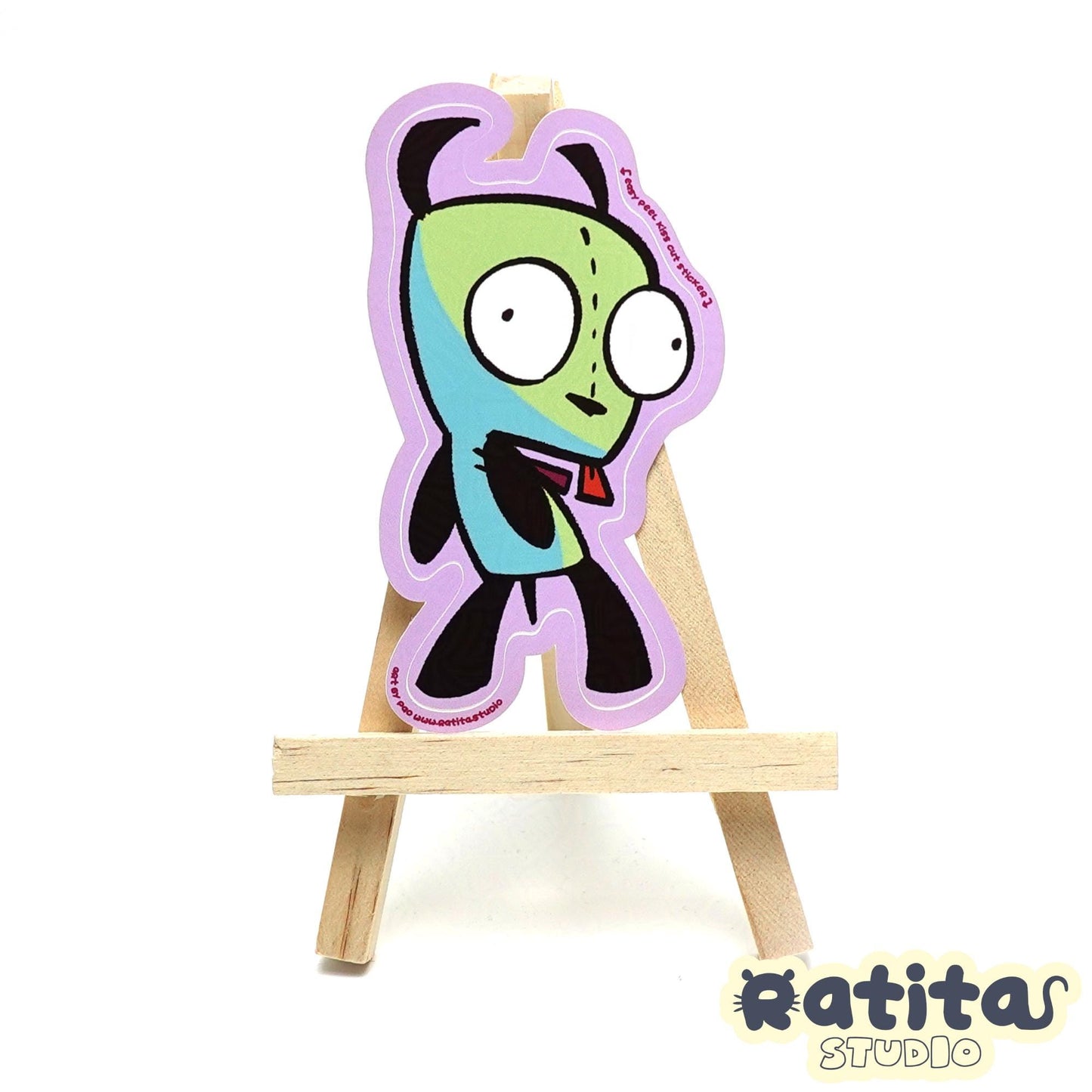 Invader ZIM: GIR ~Easy Peel Kiss Cut Sticker~