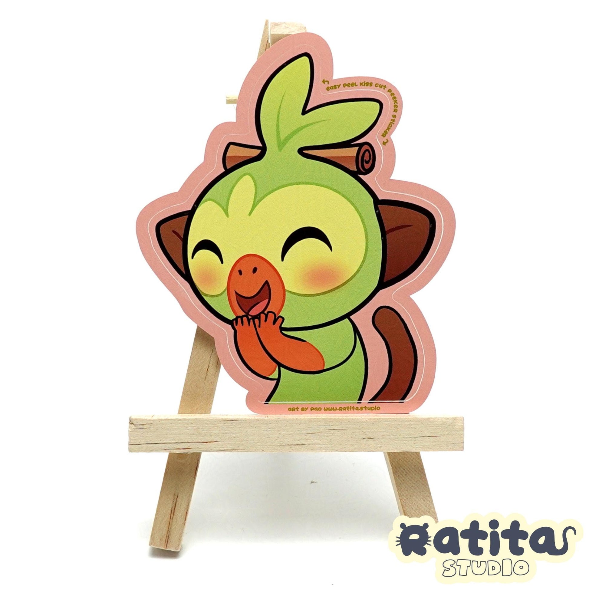 Pocket Monsters: Cheerie Grookie ~Easy Peel Kiss Cut Sticker~