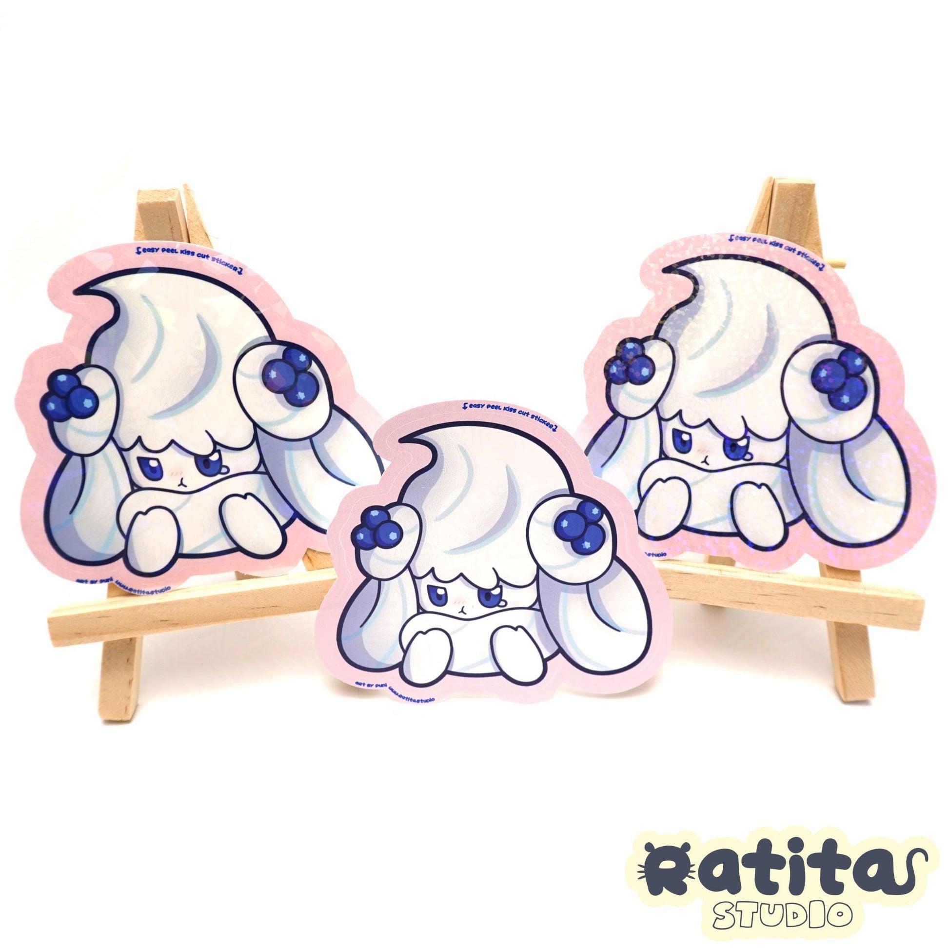 Pokemon: Oran Berry Cream Alcremie ~Easy Peel Kiss Cut Sticker~