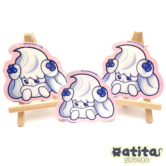 Pokemon: Oran Berry Cream Alcremie ~Easy Peel Kiss Cut Sticker~