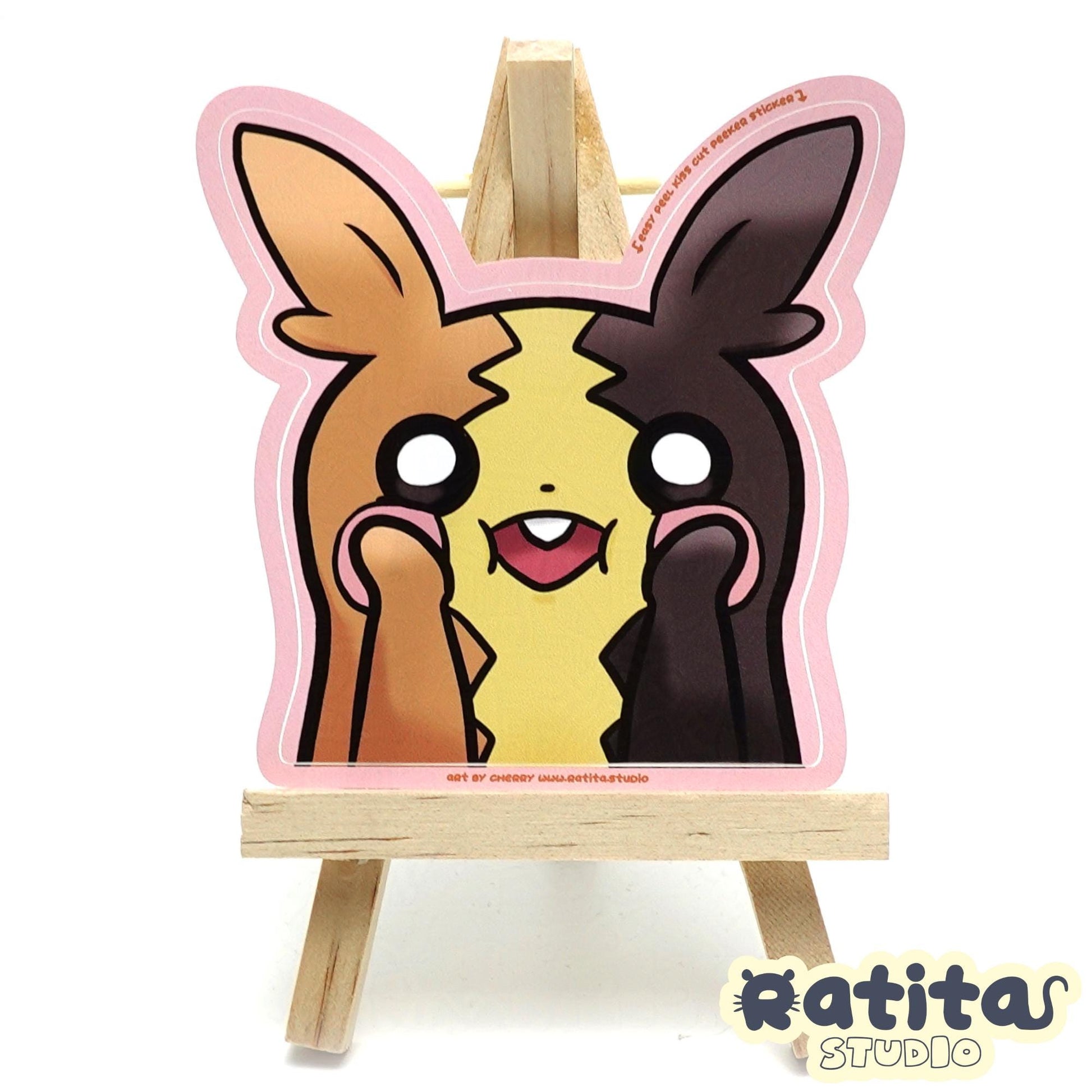 Pocket Monsters: Peeking Morpeko ~Easy Peel Kiss Cut Sticker~