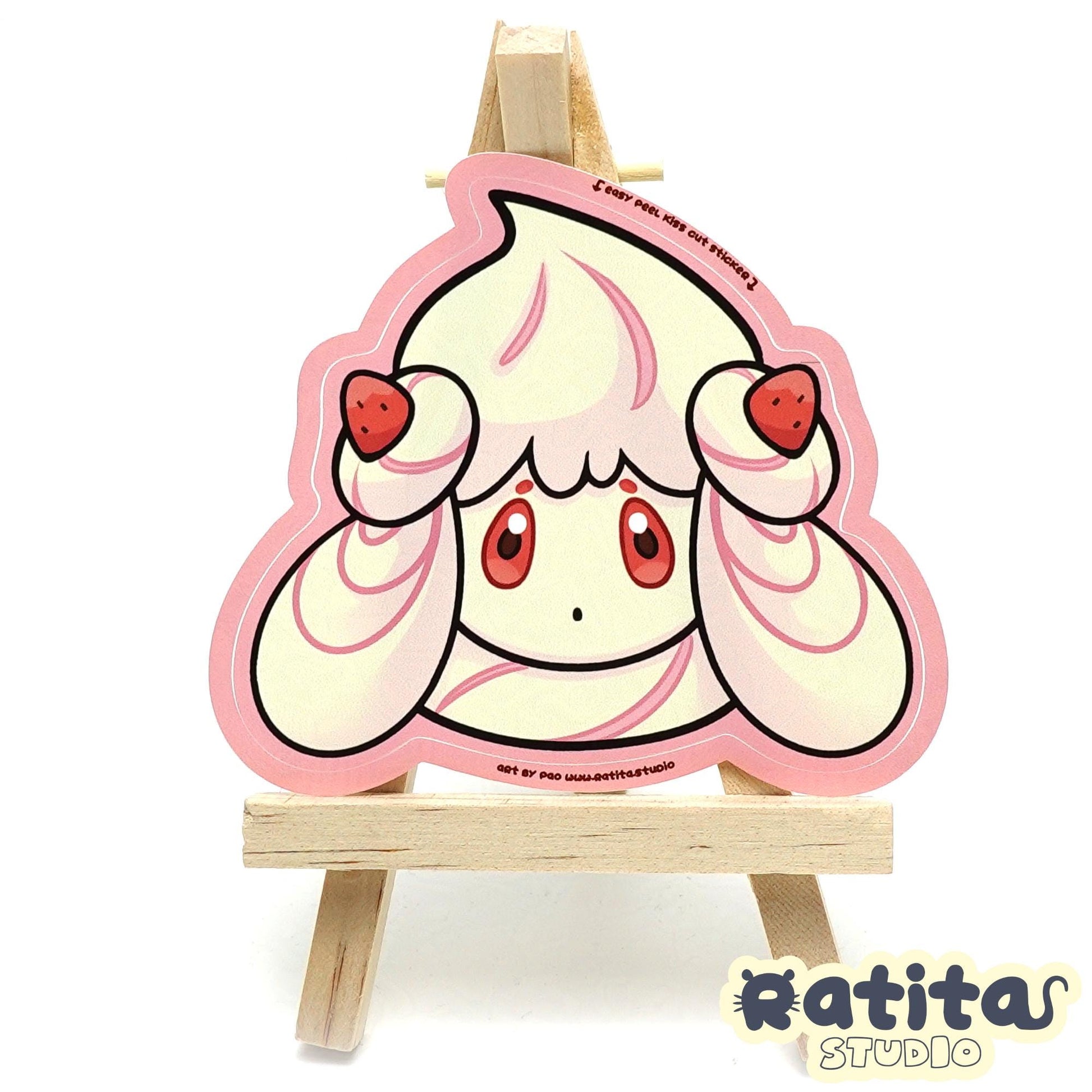 Pocket Monsters: Alcremie ~Easy Peel Kiss Cut Sticker~