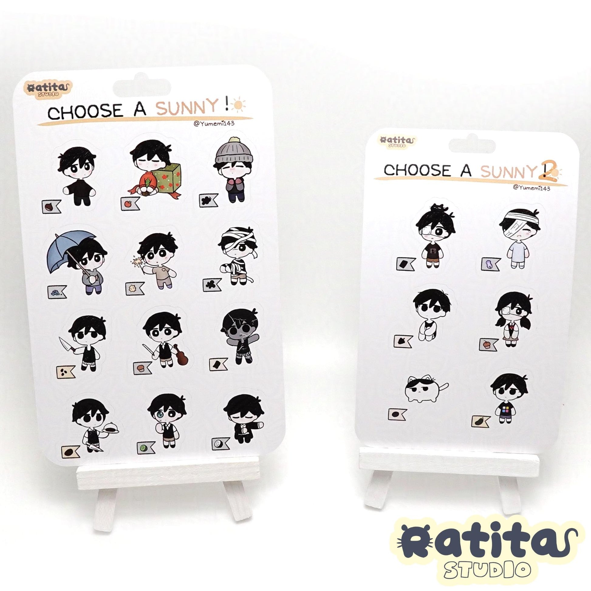 OMORI: Sunny Sticker Sheets