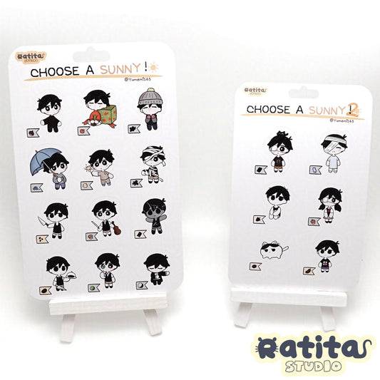 OMORI: Sunny Sticker Sheets