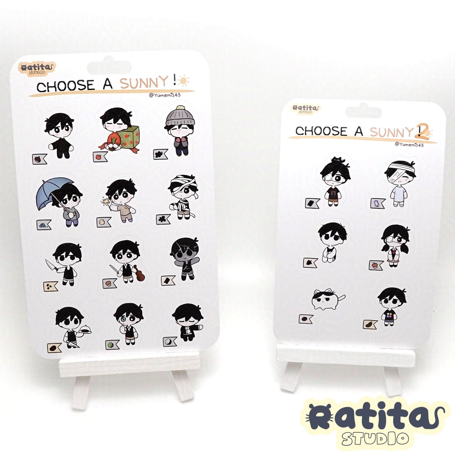 OMORI: Sunny Sticker Sheets