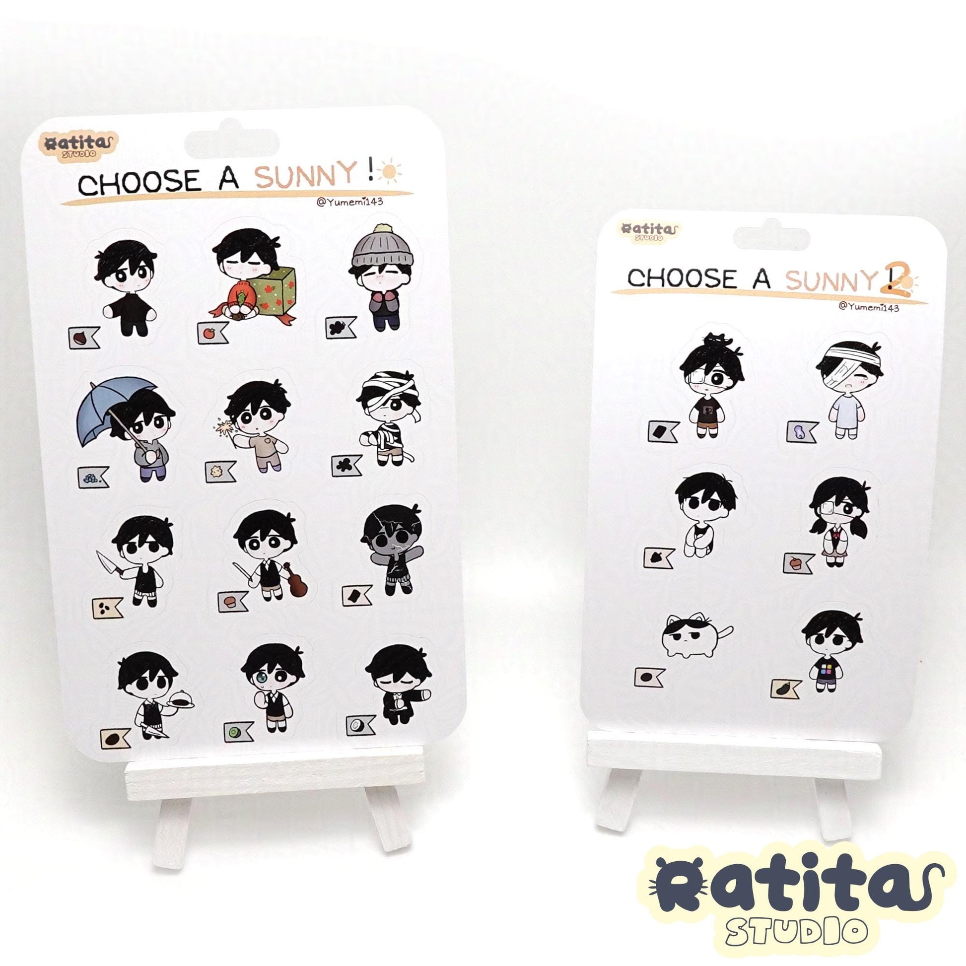 OMORI: Sunny Sticker Sheets
