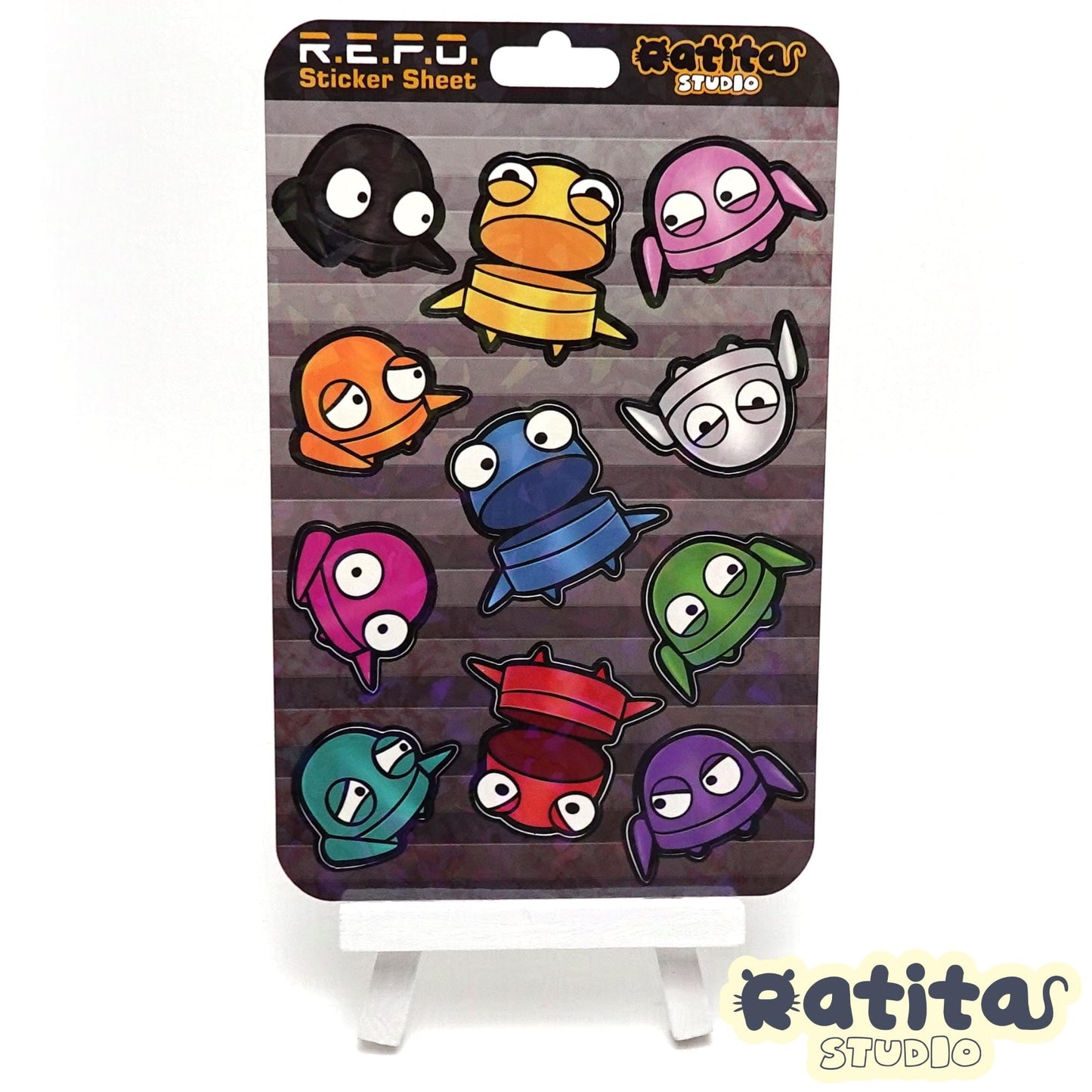 R.E.P.O. Small Semibot ~Sticker Sheet~