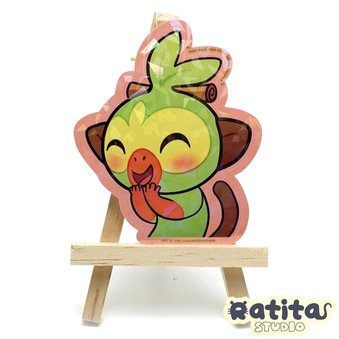 Pocket Monsters: Cheerie Grookie ~Easy Peel Kiss Cut Sticker~