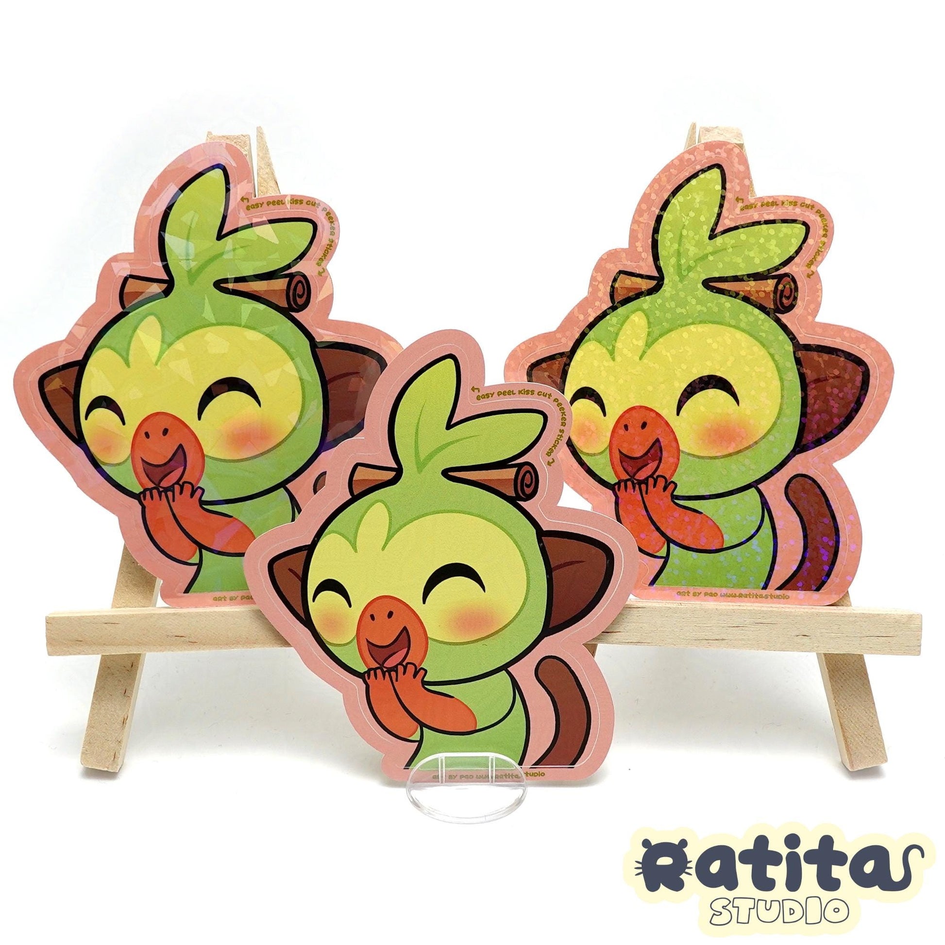 Pocket Monsters: Cheerie Grookie ~Easy Peel Kiss Cut Sticker~