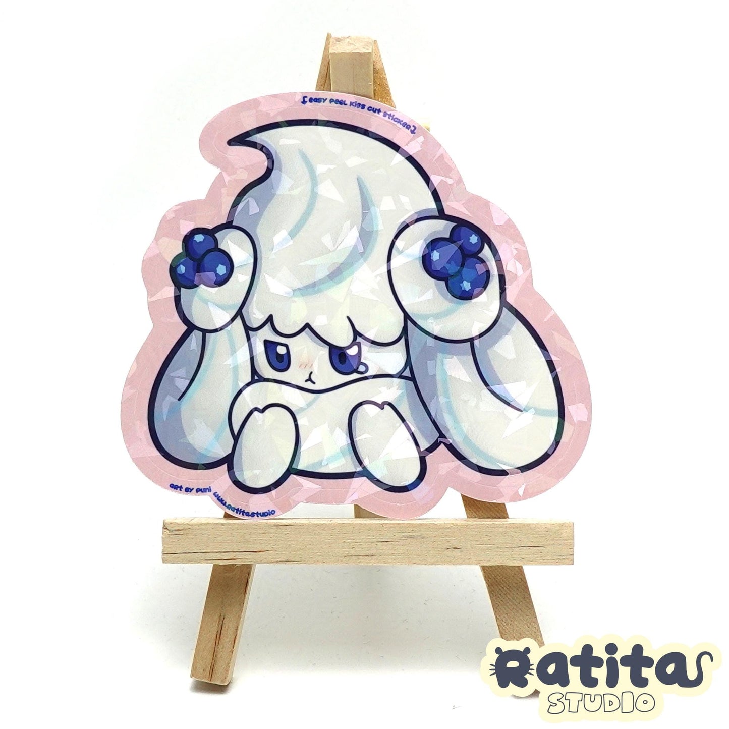 Pocket Monsters: Oran Berry Cream Alcremie ~Easy Peel Kiss Cut Sticker~