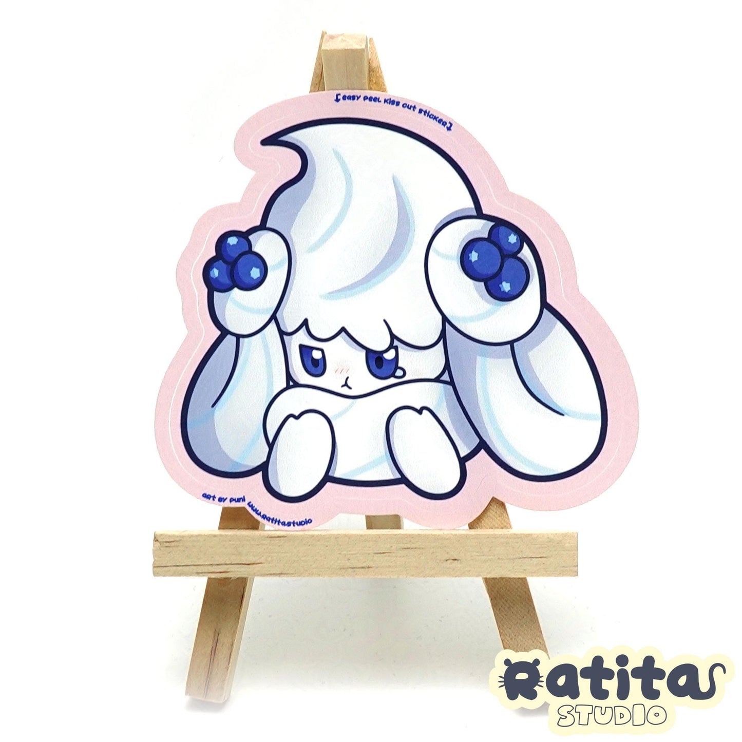 Pocket Monsters: Oran Berry Cream Alcremie ~Easy Peel Kiss Cut Sticker~