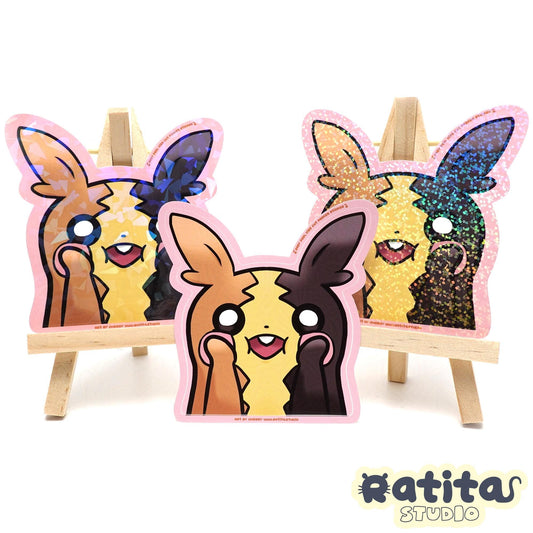 Pocket Monsters: Peeking Morpeko ~Easy Peel Kiss Cut Sticker~