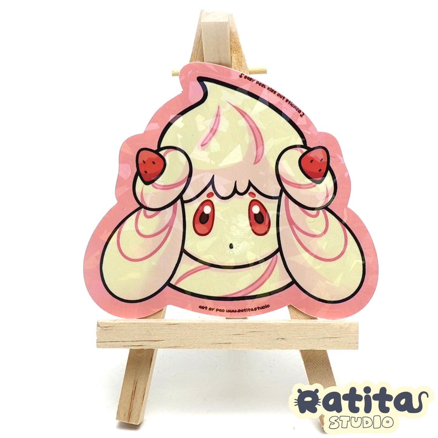 Pocket Monsters: Alcremie ~Easy Peel Kiss Cut Sticker~