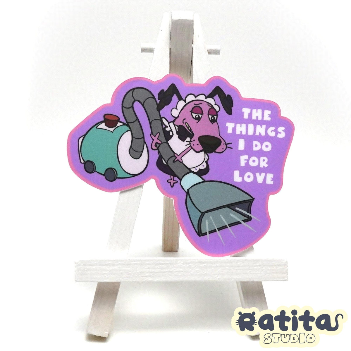 Courage the Cowardly Dog: Chores ~Die Cut Stickers~