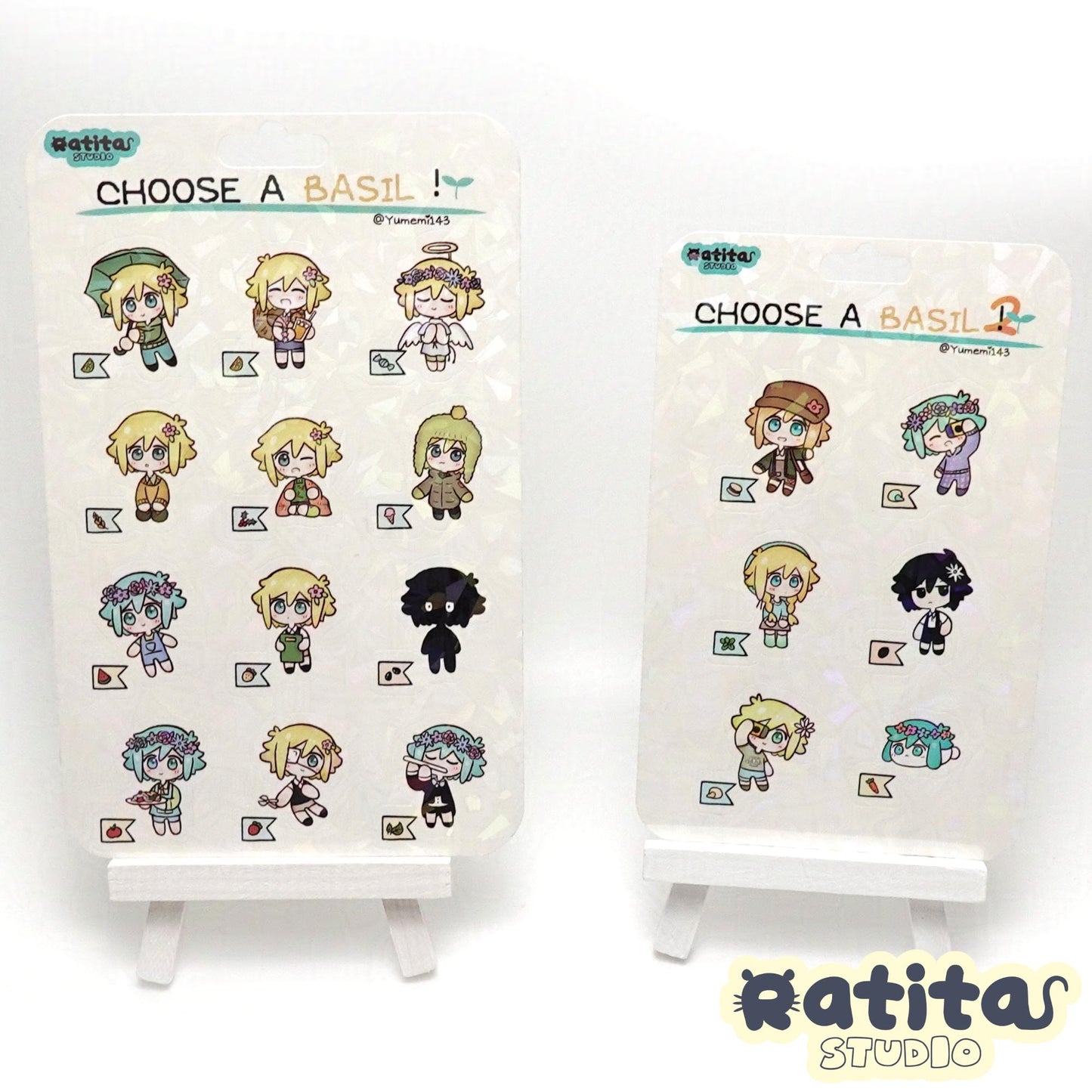 OMORI: Basil Sticker Sheets