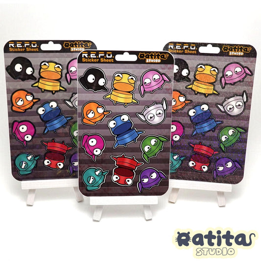 R.E.P.O. Small Semibot ~Sticker Sheet~