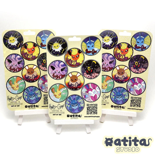 Pocket Monsters: Eevee & Evolutions Hard Core ~Sticker Sheet~