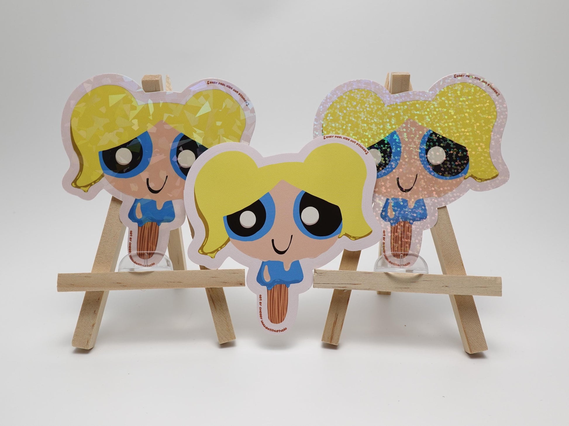 Nostalgic Gumball Popsicles ~Set of 3 Stickers~