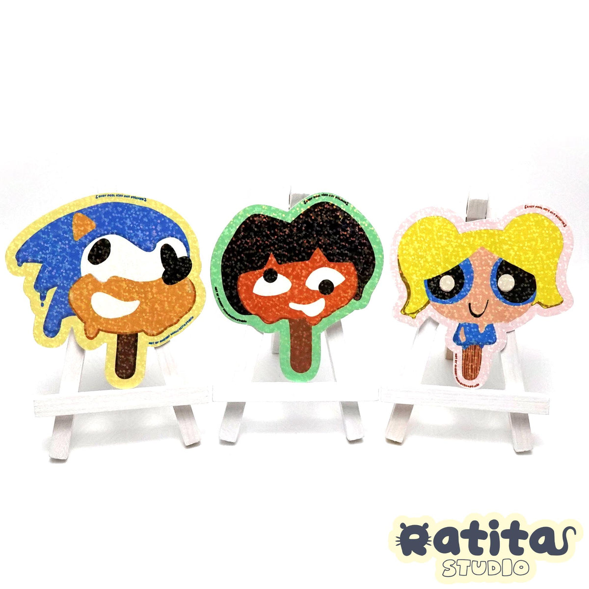 Nostalgic Gumball Popsicles ~Set of 3 Stickers~