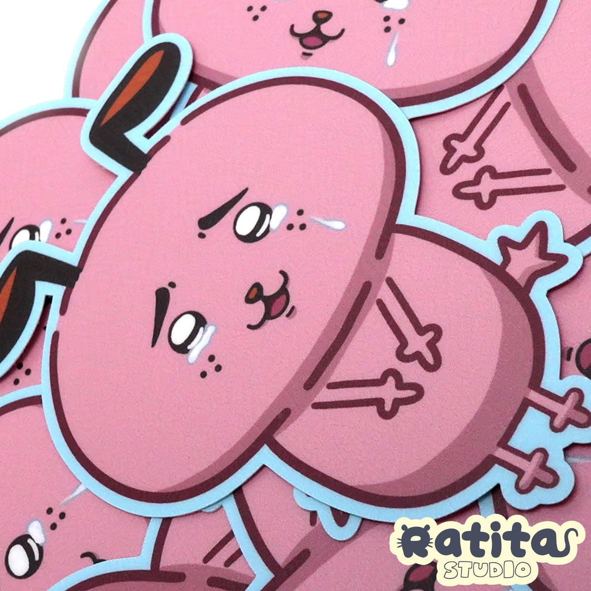 Courage the Cowardly Dog: Chiikawa ~Sticker~