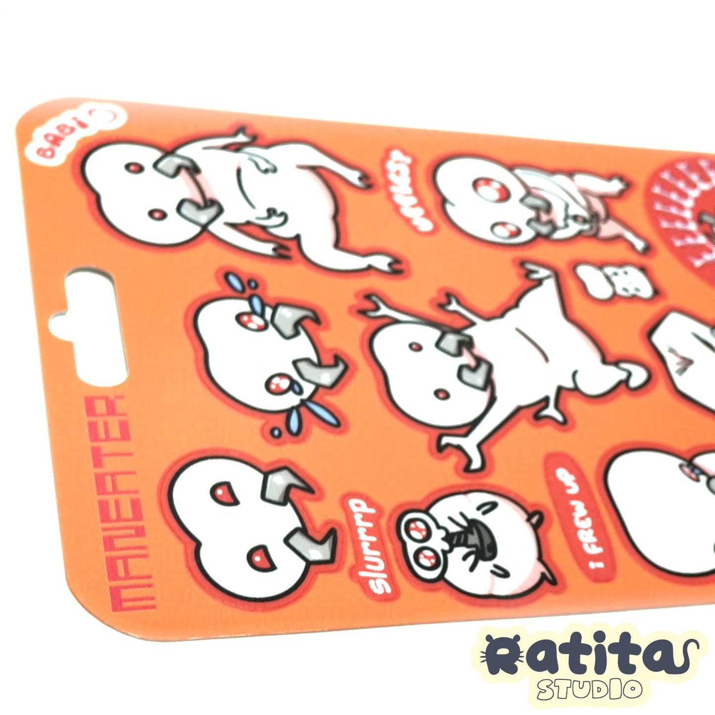 Lethal Company: Maneater Sticker sheet