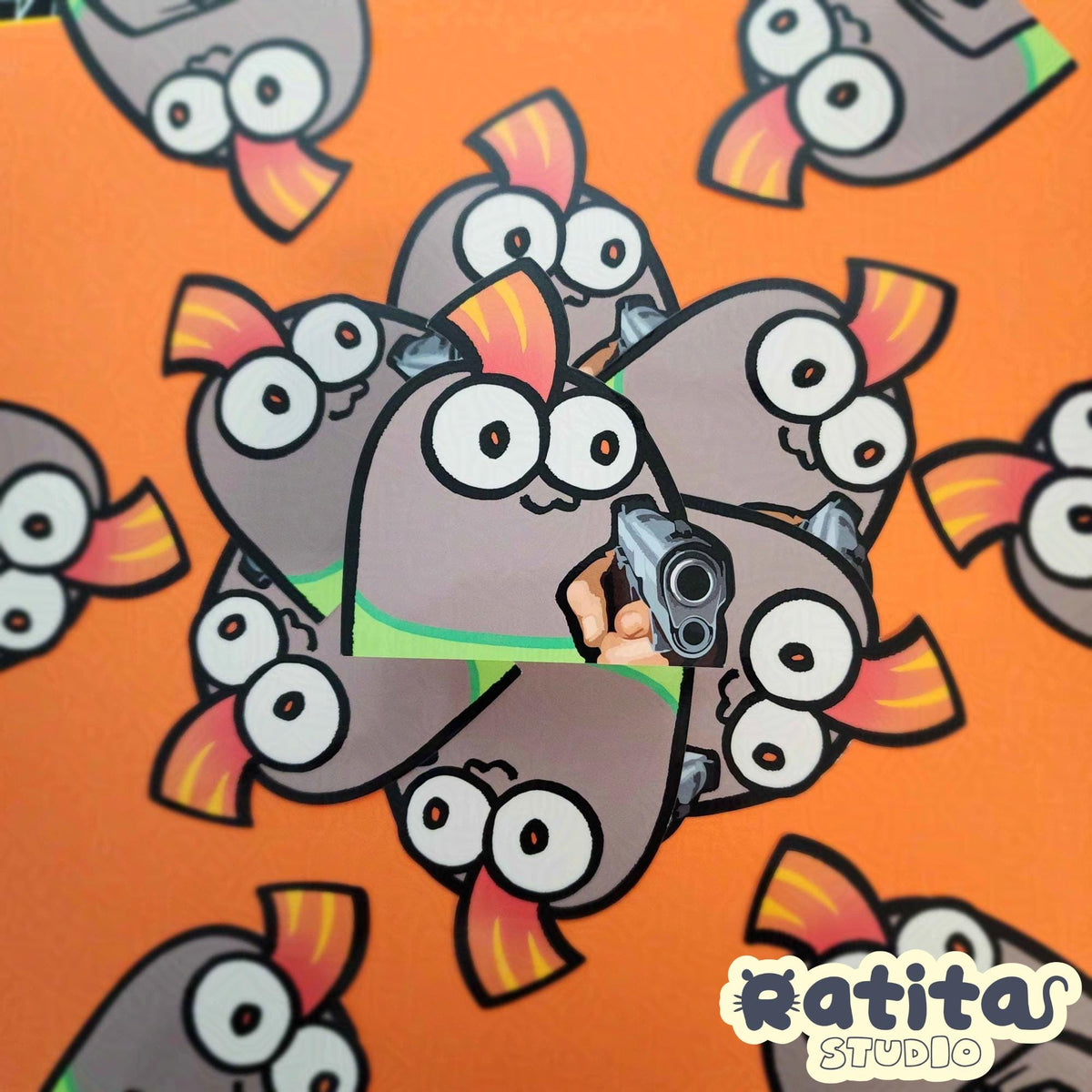 Splatoon Salmon Run: Meme set ~Die Cut Stickers~