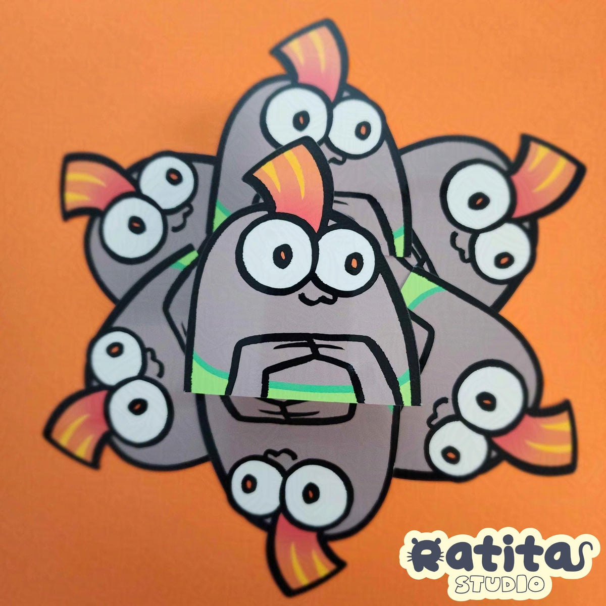 Splatoon Salmon Run: Meme set ~Die Cut Stickers~