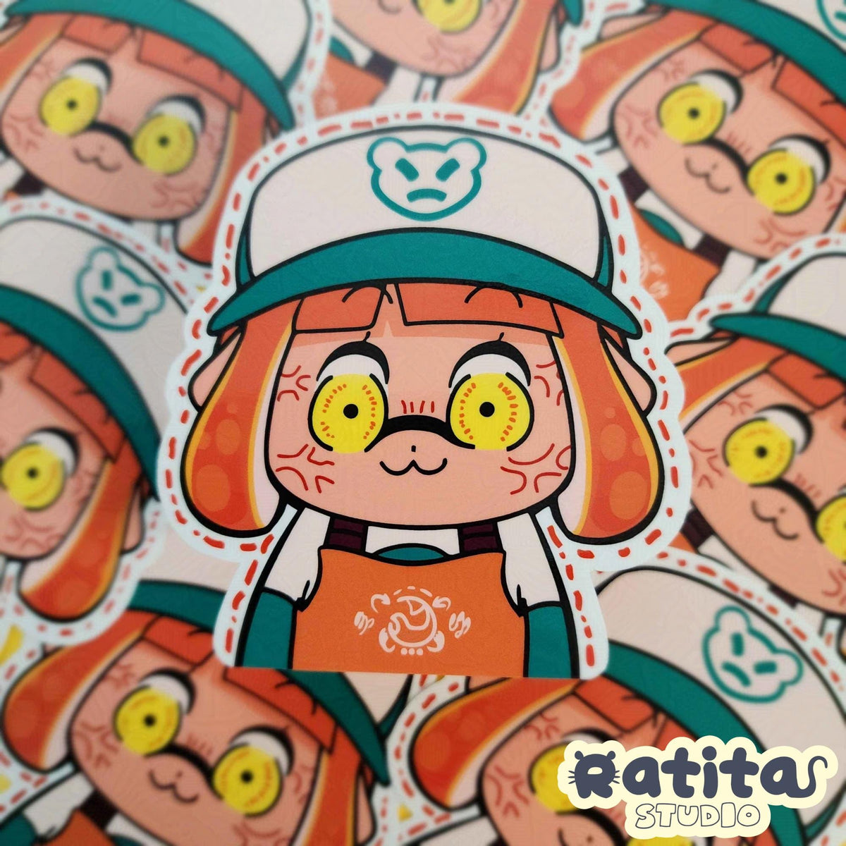 Splatoon Salmon Run: Meme set ~Die Cut Stickers~