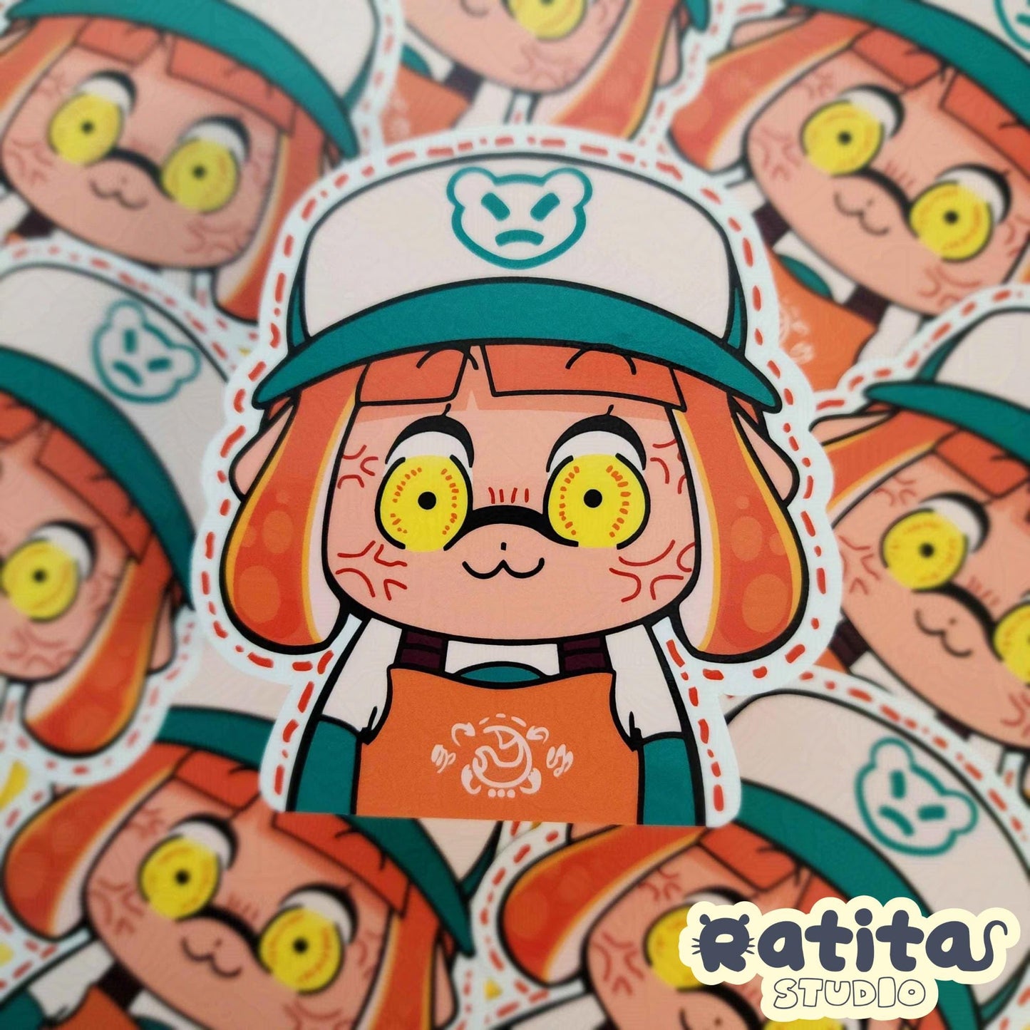 Splatoon Salmon Run: Meme set ~Die Cut Stickers~