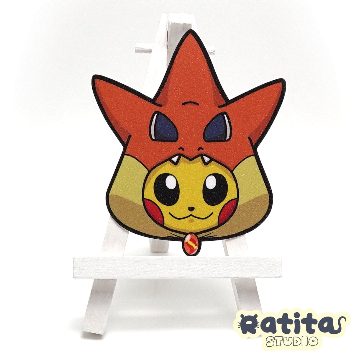 Pocket Monsters : Pikachu Charizard Poncho ~Die Cut Stickers~