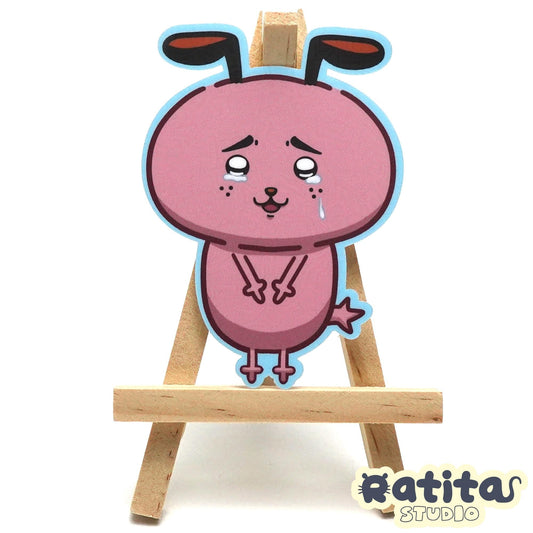 Courage the Cowardly Dog: Chiikawa ~Sticker~