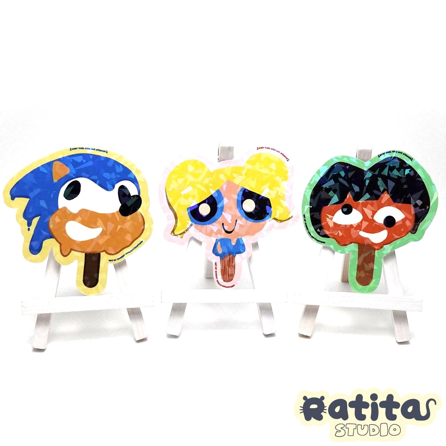 Nostalgic Gumball Popsicles ~Set of 3 Stickers~