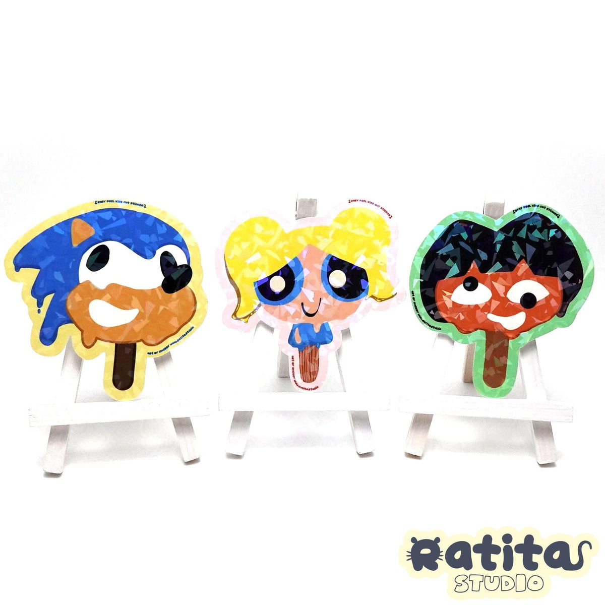 Nostalgic Gumball Popsicles ~Set of 3 Stickers~