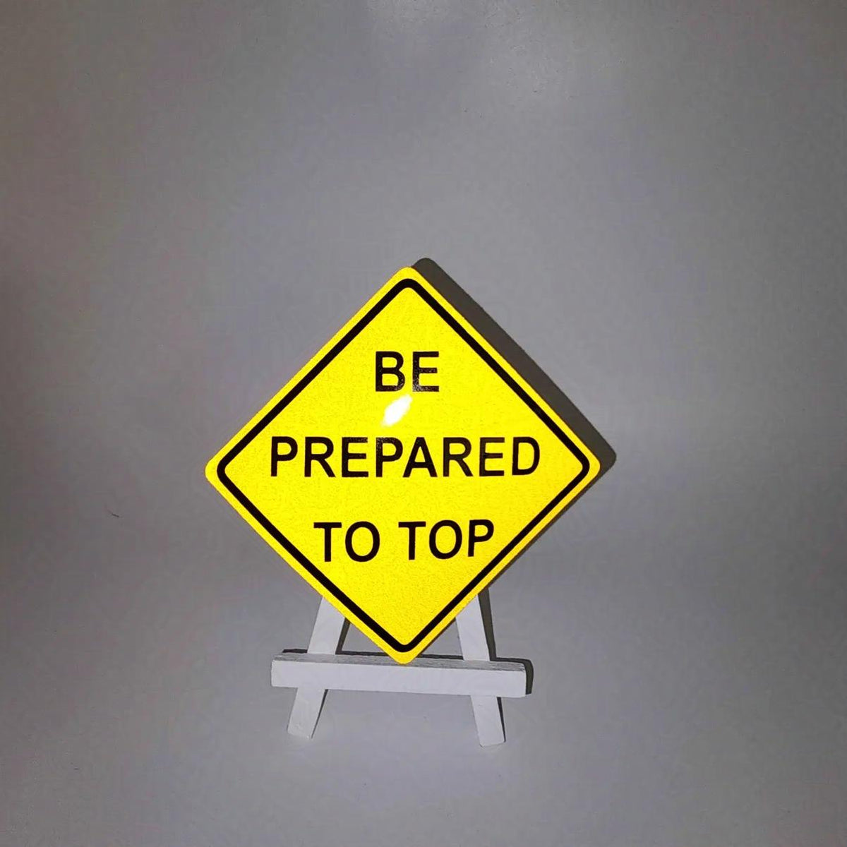 Be Prepared to Top Vinyl Decal