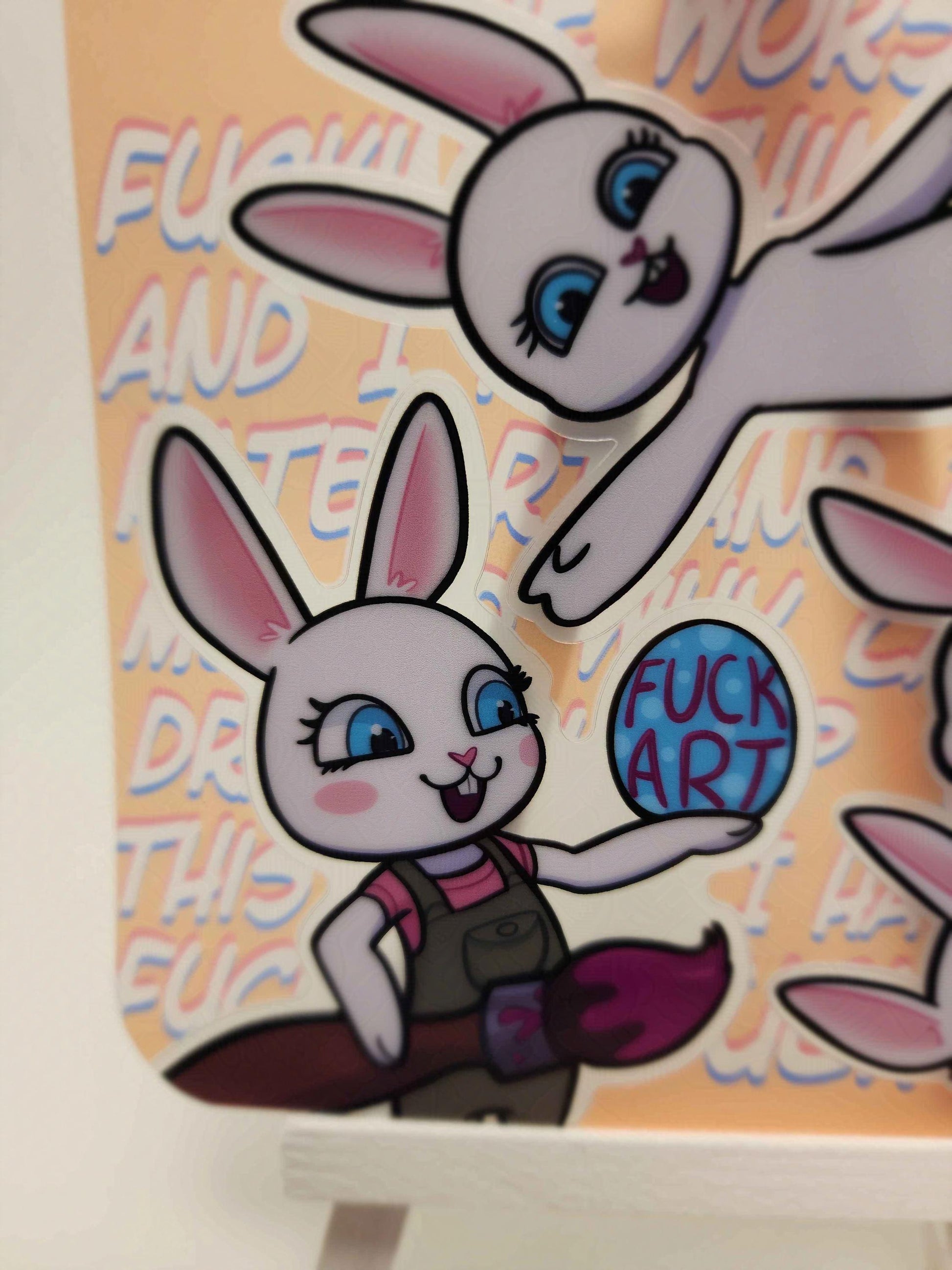 Zoobe Bunny~Transparent Sticker Sheet~